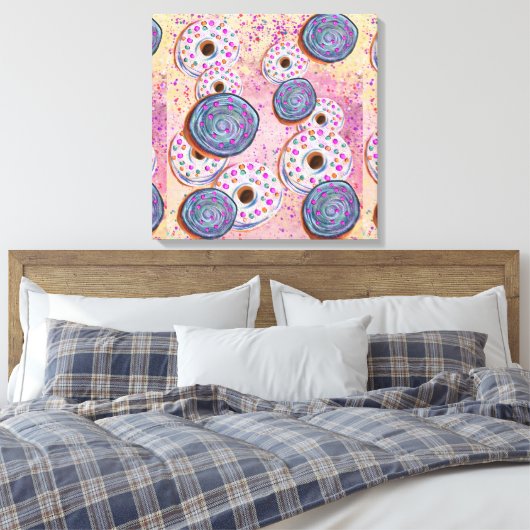 Donuts Canvas Afdruk (Insitu (Slaapkamer))
