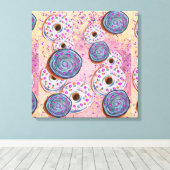 Donuts Canvas Afdruk (Insitu (Houten vloer))