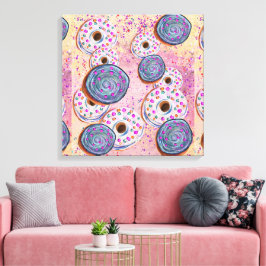 Donuts Canvas Afdruk