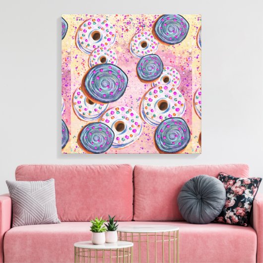 Donuts Canvas Afdruk (Insitu (Woonkamer))