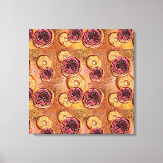 Donuts Canvas Afdruk (Voorkant)