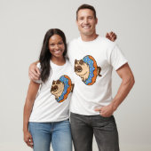 Donuts Cats  blue T-shirt (Unisex)