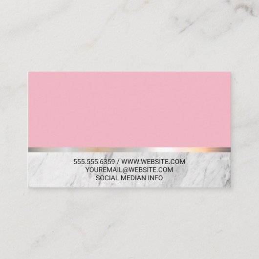 Donuts | Chef Spatula Logo Visitekaartje (Achterkant)