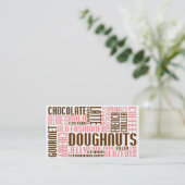 donuts (chitChat) Klantenkaartje (Staand voorkant)
