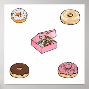 Donuts collectie poster