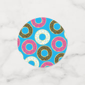 Donuts Colorful Doughnuts1st Birthday Party Theme Confetti (Kleine voorkant)