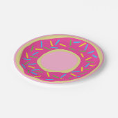 Donuts Colorful Doughnuts1st Birthday Party Theme Papieren Bordje (Gekanteld)