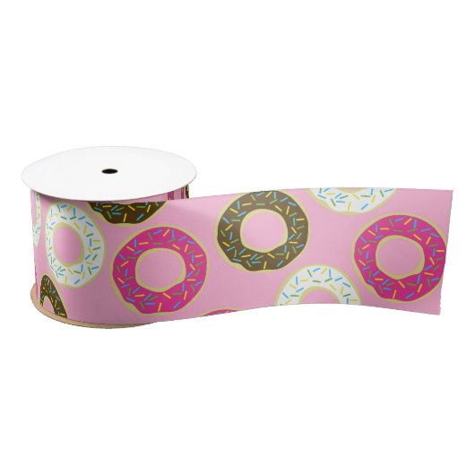 Donuts Colorful Doughnuts 1e Birthday Party Theme Satijnen Lint (Spoel)