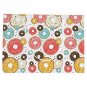 Donuts Colorful Pattern Groot Cadeauzakje (Achterkant)