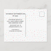 Donuts Couples Baby shower Invitation Briefkaart (Achterkant)
