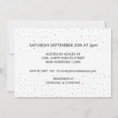 Donuts Couples Baby shower Invitation Kaart (Achterkant)