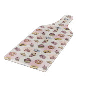 Donuts Cupcakes Cute Trendy Woodland Waterverf Snijplank (Hoek)