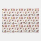 Donuts Cupcakes Cute Trendy Woodland Waterverf Theedoek (Horizontaal)