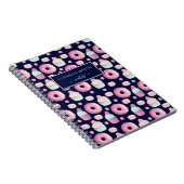 Donuts, cupcakes en macarons notitieboek (Rechterzijde)