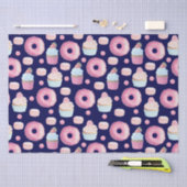 Donuts, cupcakes en macarons tissuepapier (Craft)