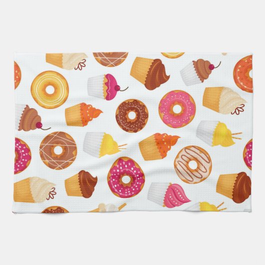 Donuts & Cupcakes  Theedoek (Horizontaal)