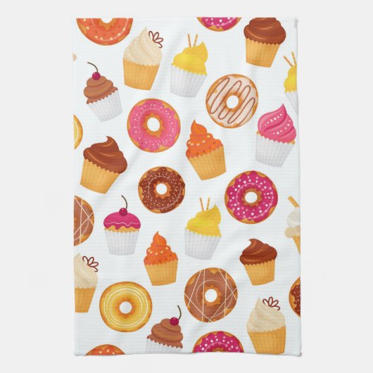 Donuts & Cupcakes  Theedoek (Verticaal)