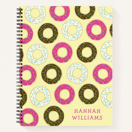 Donuts Cute Kid's Doughnut Notitieboek (Voorkant)