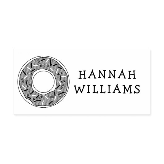 Donuts Cute Kind Doughnut Rubberstempel (Afrduk)