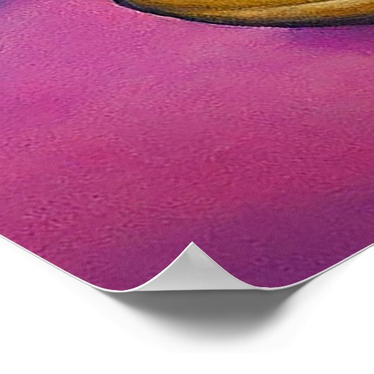 Donuts dansen grillige donut personages poster (Hoek)