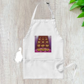 Donuts dansen grillige donut personages standaard schort