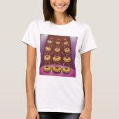 Donuts dansen grillige donut personages t-shirt (Voorkant)