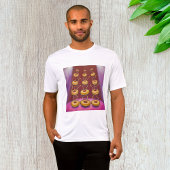 Donuts dansen grillige donut personages t-shirt