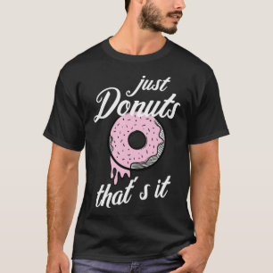 Donuts dat het de pirate van de gewone verjaardag t-shirt