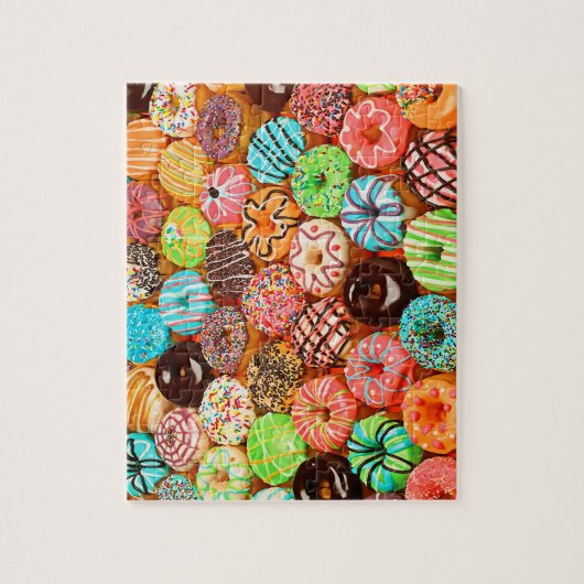 Donuts Delight Jigzaag Puzzle Legpuzzel (Verticaal)