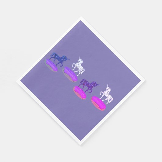 Donuts Delight Unicorns Fun Servet (Hoek)
