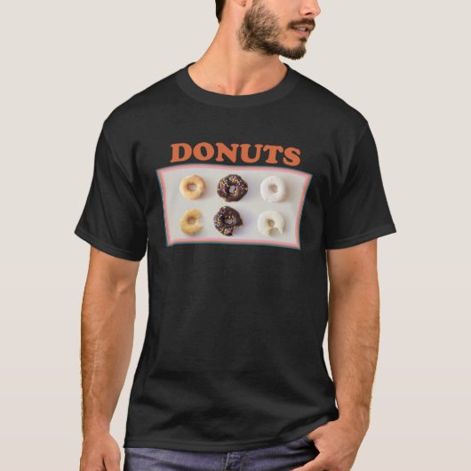 Donuts donut and record collector doughnut t-shirt (Voorkant)