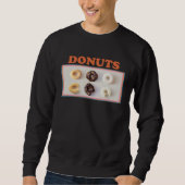 Donuts  donut  and record collector doughnut trui (Voorkant)