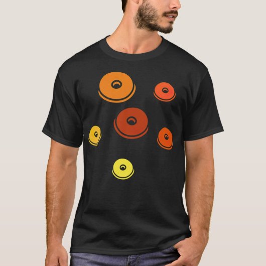 donuts donut bakgoederen t-shirt (Voorkant)