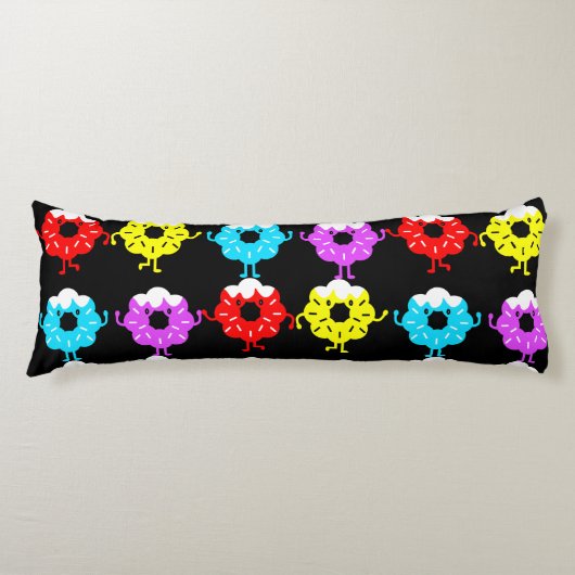 Donuts Donut liefhebbers Lichaamskussen (Voorkant)