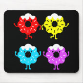 Donuts Donut liefhebbers Muismat (Voorkant)