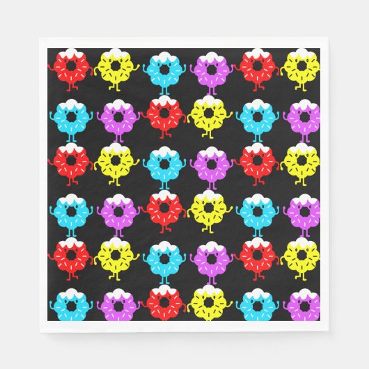 Donuts Donut liefhebbers Servet (Voorkant)