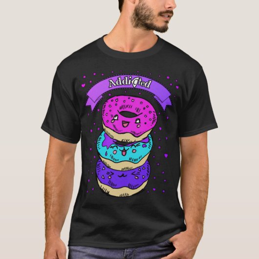 Donuts Donut's Addicate bakery truck boy shirt (Voorkant)