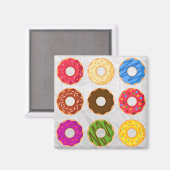 Donuts Donuts and Donuts Magneet (Voorkant / Achterkant)