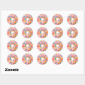 Donuts donuts ronde sticker (Vel)