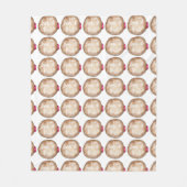 Donuts Doughdopts Hanukkah Sufganiyot Fleece Deken (Voorkant)