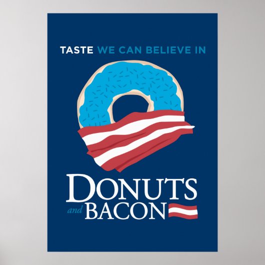 Donuts en Bacon: Smaak waar we in kunnen geloven - Poster (Voorkant)