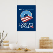 Donuts en Bacon: Smaak waar we in kunnen geloven - Poster (Keuken)