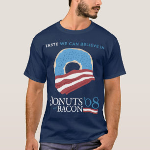 Donuts en Bacon: Smaak waar we in kunnen geloven - T-shirt