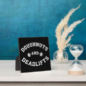 Donuts en Deadlifts - Funny Gym Workout Fotoplaat (Insitu)