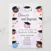 Donuts en Degrees Afstuderen Brunch Kaart (Voorkant)