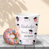 Donuts en Degrees Afstuderen Brunch Papieren Bekers
