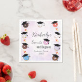 Donuts en Degrees Afstuderen Brunch Servet (Insitu)