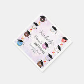 Donuts en Degrees Afstuderen Brunch Servet (Hoek)