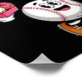 Donuts en Dingers Verkopen Fan Humor Donut Poster (Hoek)