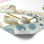 Donuts en Dinosaurussen Gezamenlijk Verwant Welkom Poster (Hoek)